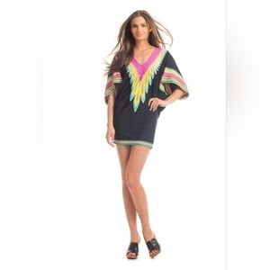 Trina Turk Plumas Printed Cover Up Tunic